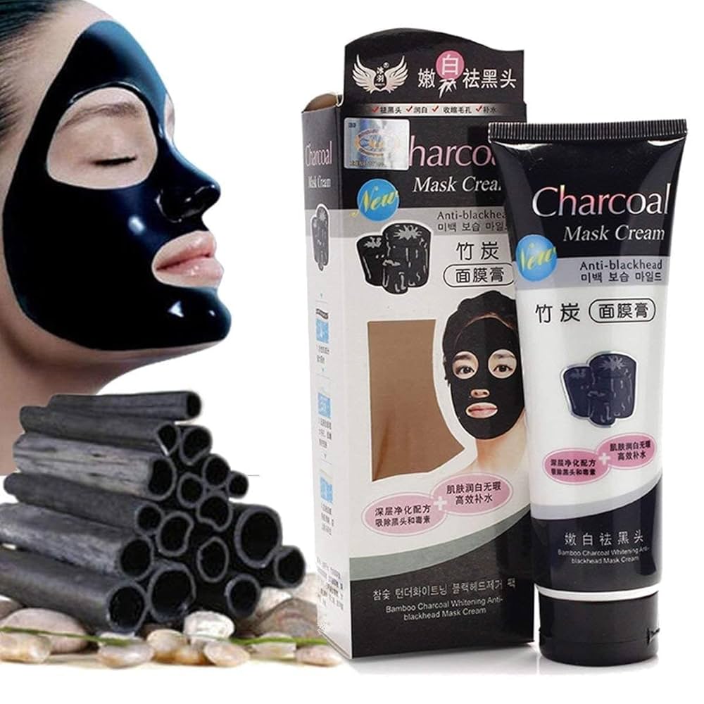 Charcoal Anti-Blackhead Mask Cream โ Deep Pore Cleansing