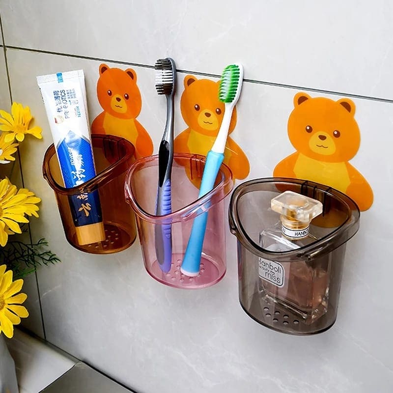 Wall Mounted Bear Holder β Cute & Durable Organizer for Home Use