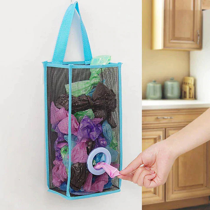 Multi-Purpose Hanging Shopper Dispenser Organizer Bag