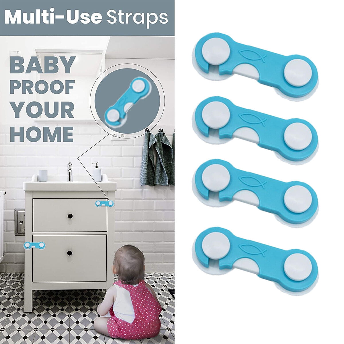 1 Pc Child Safety Lock for Cabinets & Drawers