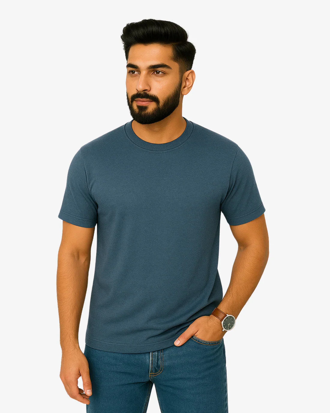 Storm Grey Basic T-Shirt