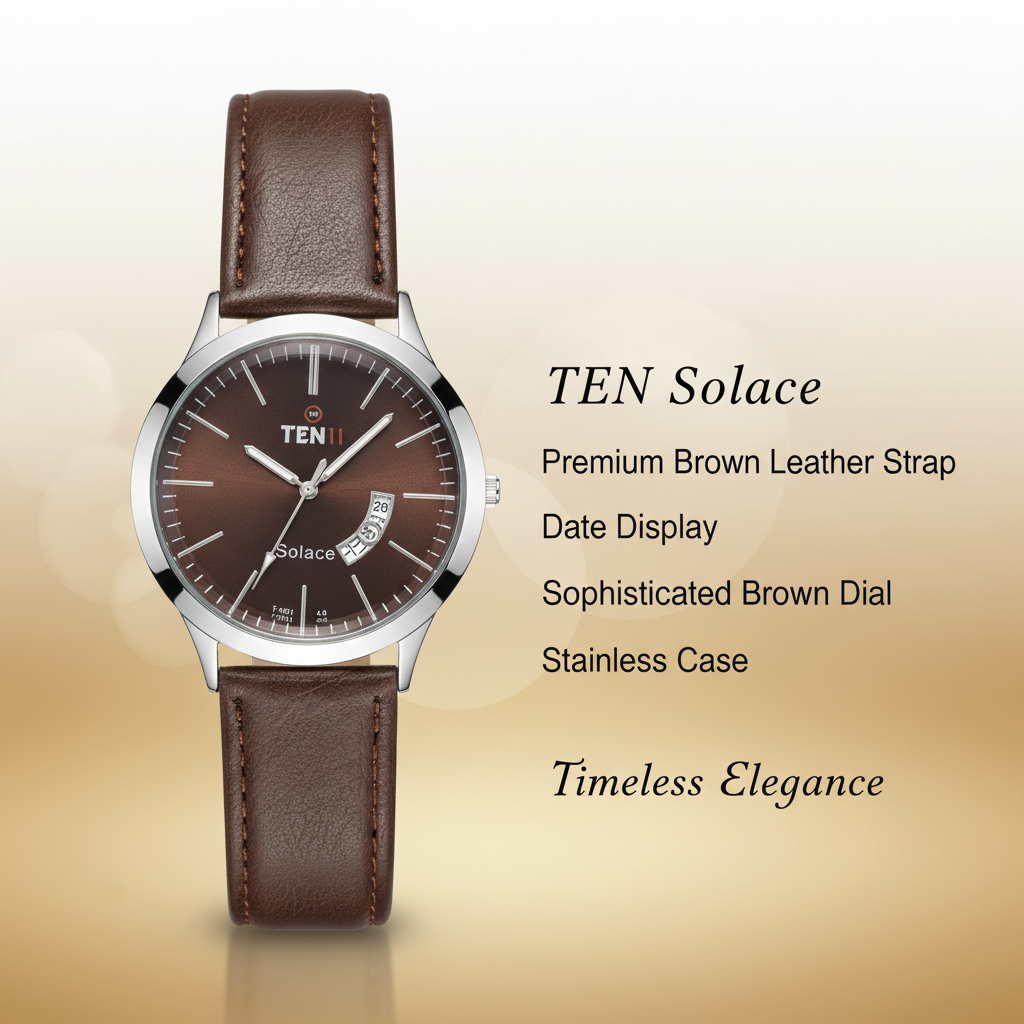 TEN Signature Deep Brown Men Watch