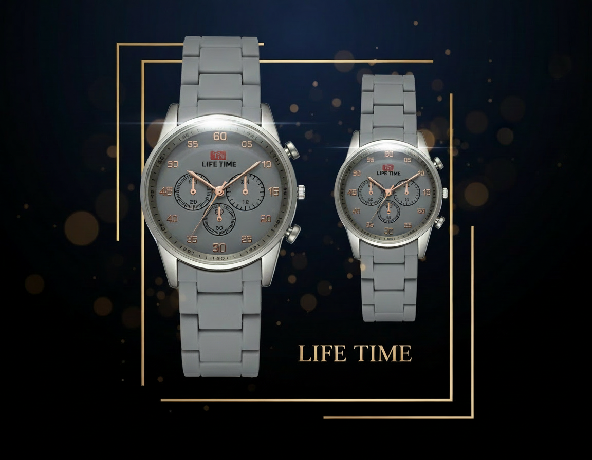 LT Royal Classic Gray Couple Watch Set