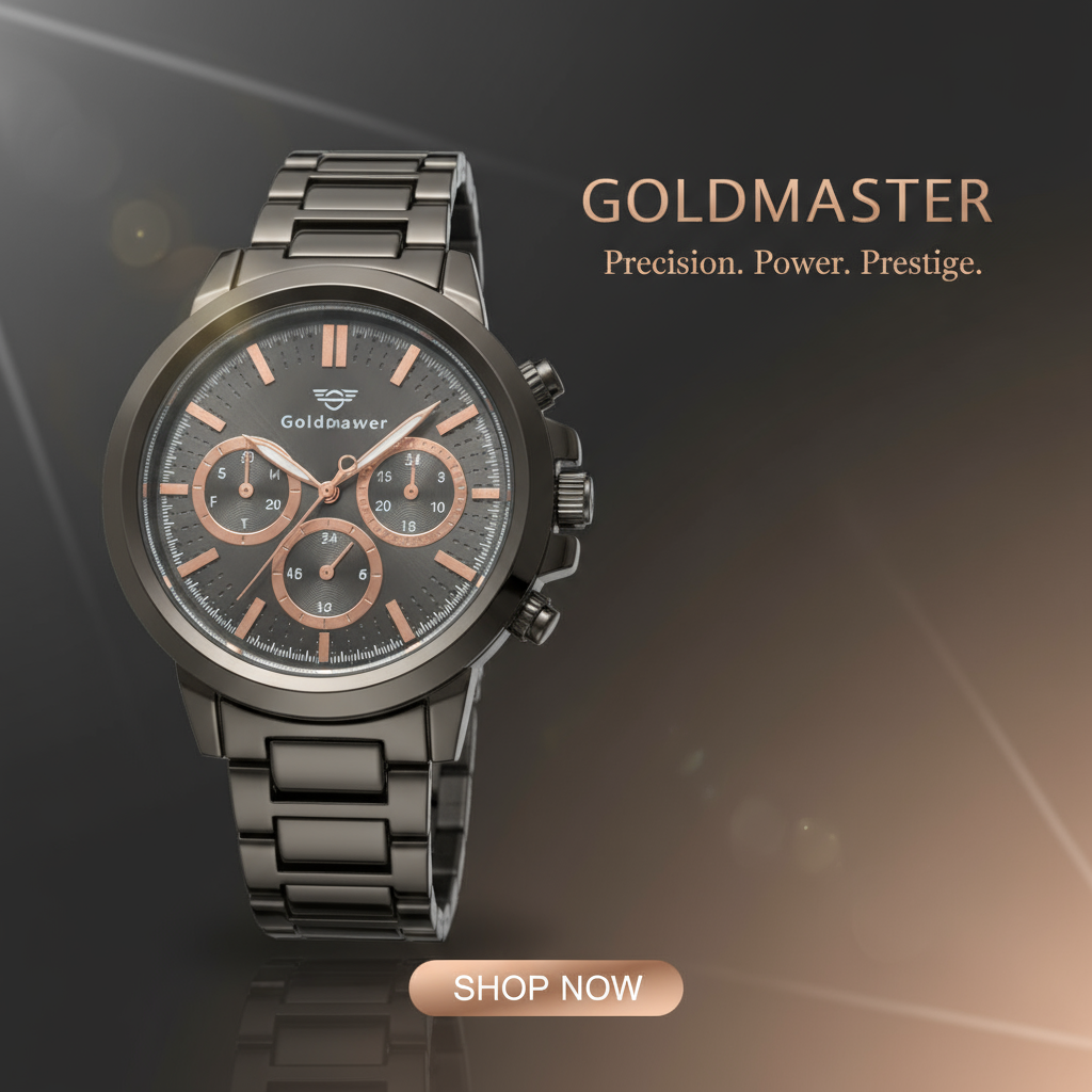 Noir Chronograph Watch