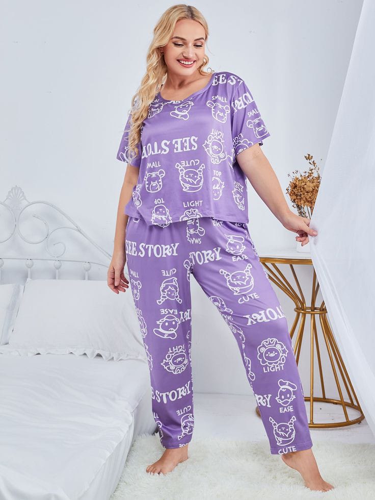 Purple Dream Story Nightwear