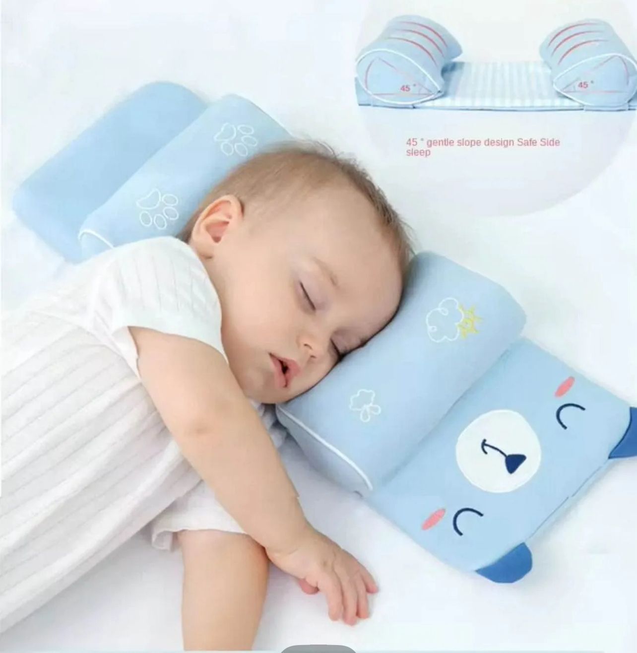 Adjustable Newborn Baby Head Shaping Pillow β Anti Flat Head Support