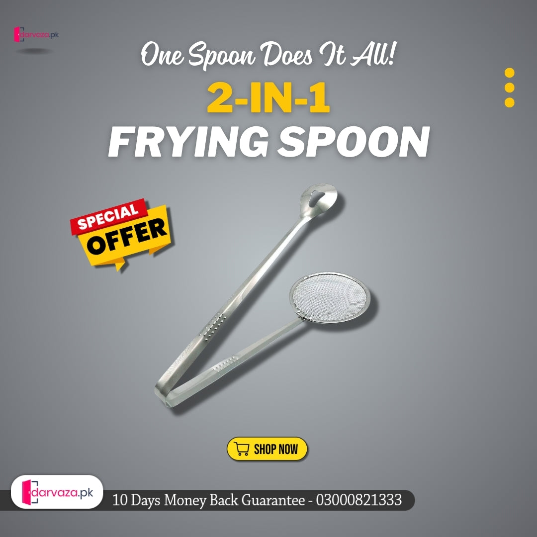 2 in 1 Frying Spoon