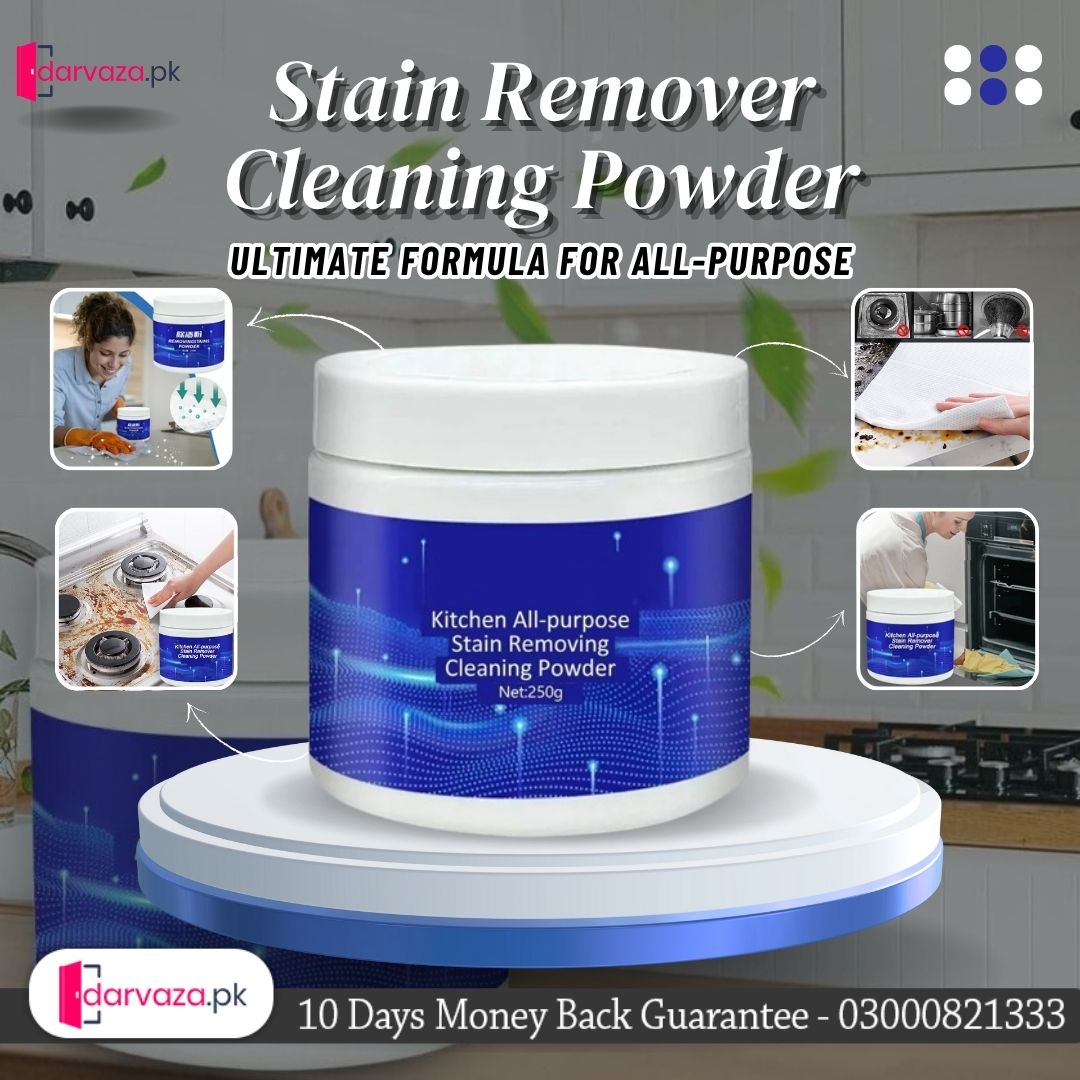 All-Purpose Stain Remover Cleaning Powder with Deep Cleaning Ultimate Formula for Full Coverage Results