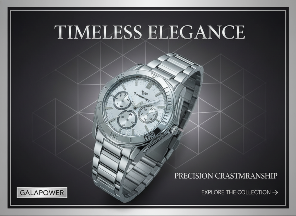 Aurora Silver â Menâs Edition Watch