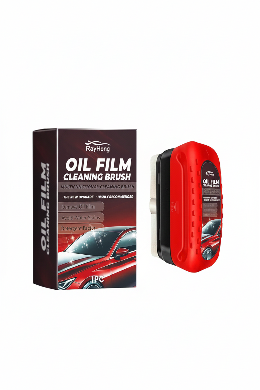 Automotive Oil Film Cleaning Brush – Remove Stubborn Oil & Grease Easily | Car & Bike Cleaning Tool
