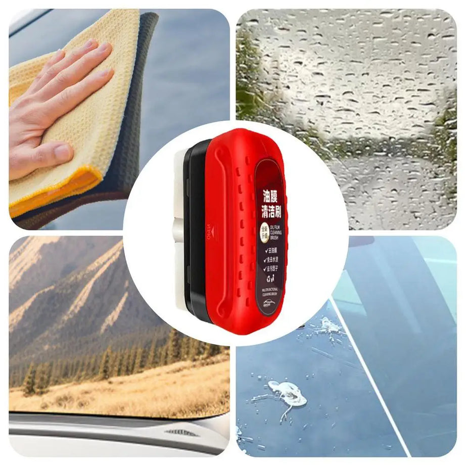 Automotive Oil Film Cleaning Brush – Remove Stubborn Oil & Grease Easily | Car & Bike Cleaning Tool