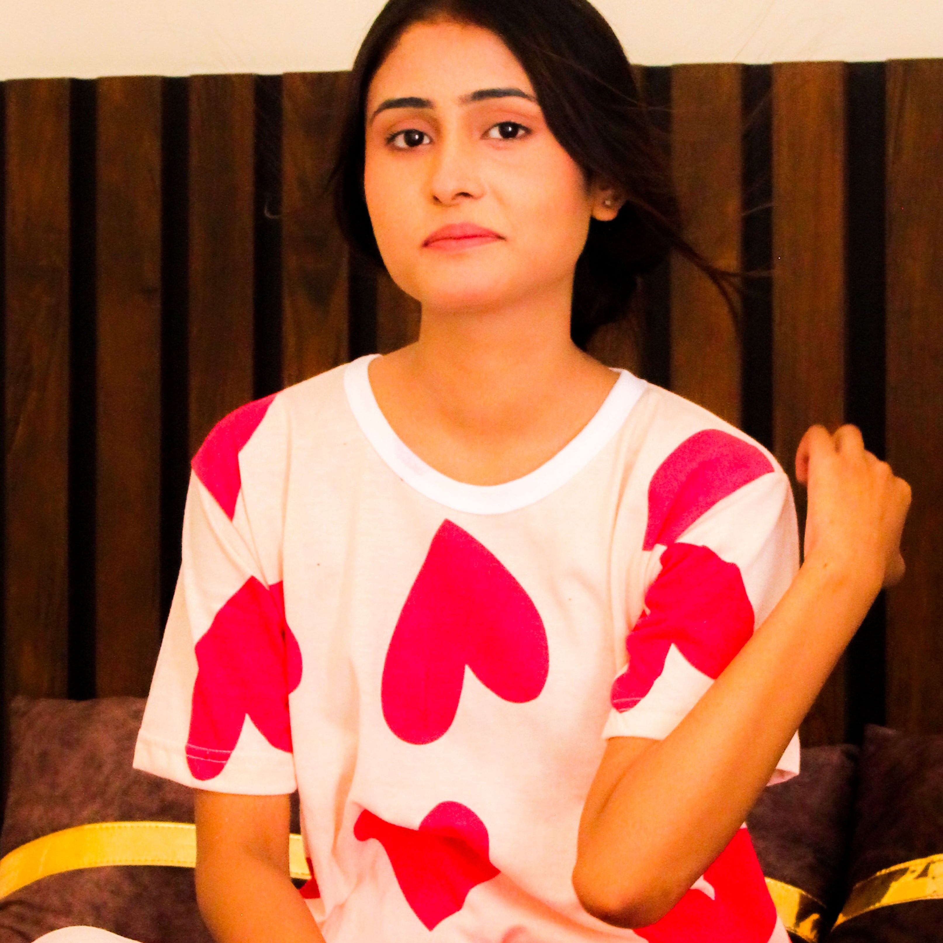 Pink Dilbar Nightwear