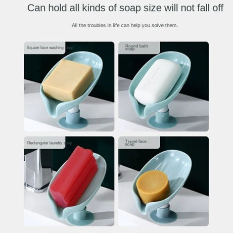 1Pcs Drain Soap Holder with Self-Draining Design