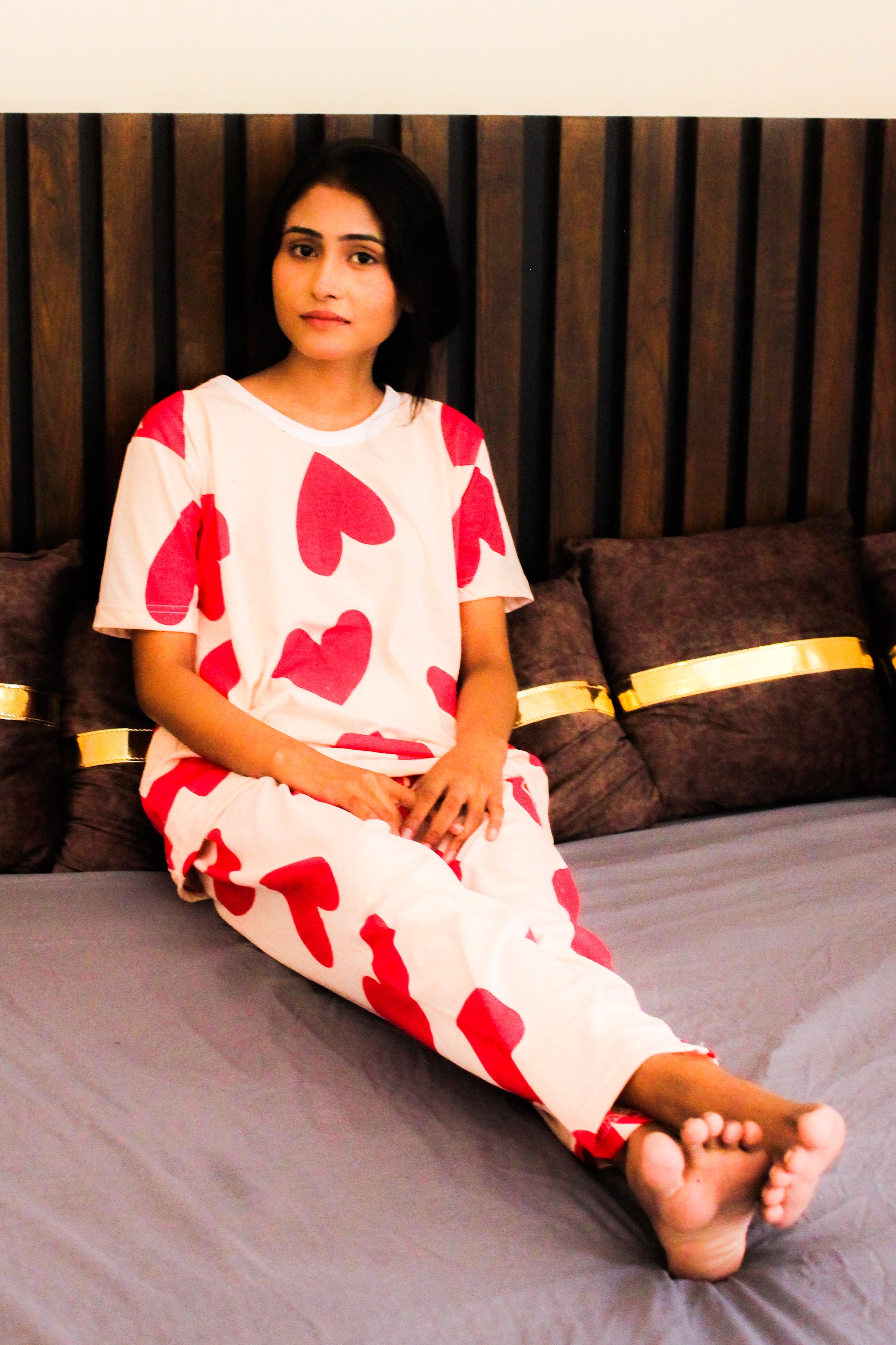 Pink Dilbar Nightwear