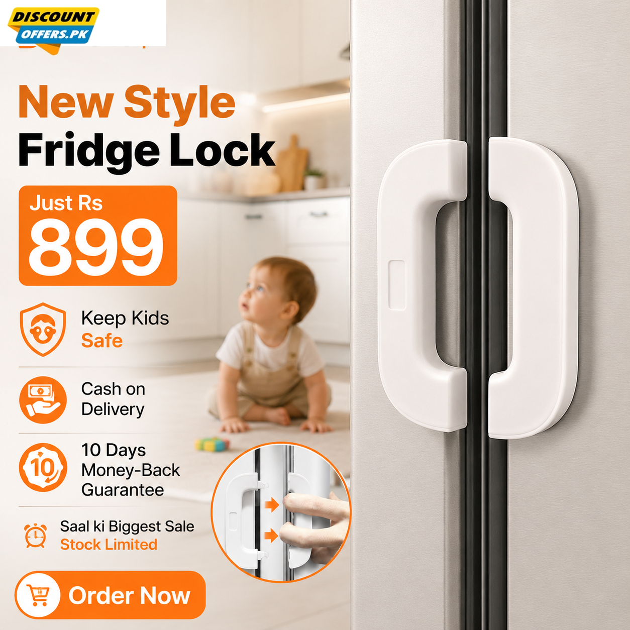 New Style Fridge Lock
