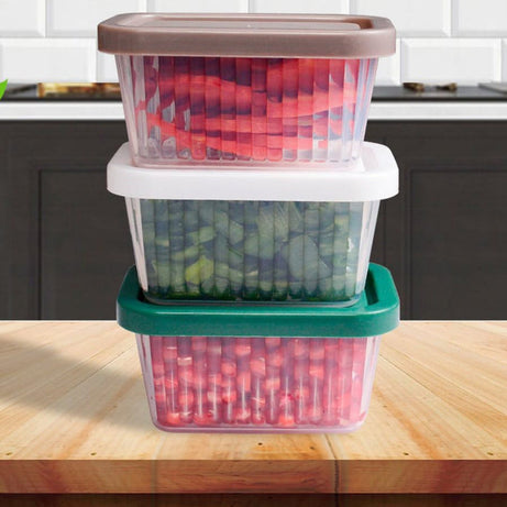(Pack of 6) Mini Crinkle Food Container and Storage Box For Home and Outdoor Use