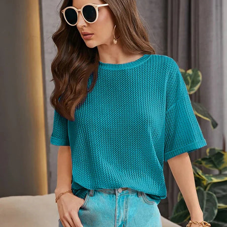 Premium Oversized Waffle Knitted Tee