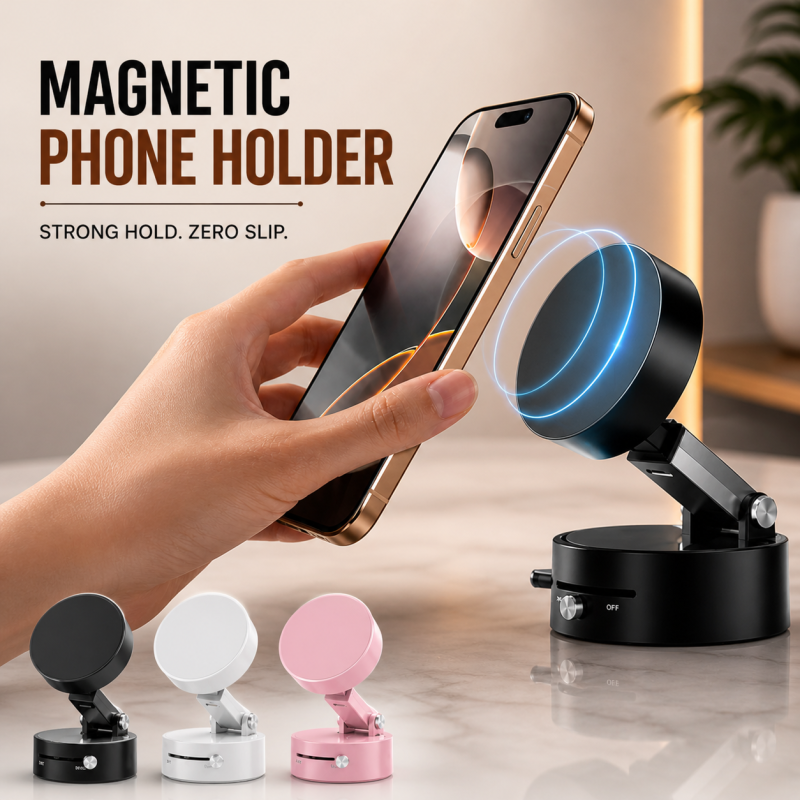Universal Adjustable Car Mobile Holder – Secure Hands-Free Phone Stand