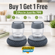 Buy 1 Get 1 Free Offer 2 Pcs Kitchen Cleaning Dish Brush Scrubber with Soap Dispenser