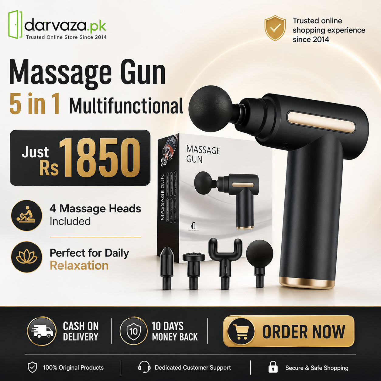 Muscle Massage Gun | Handheld Deep Tissue Massager