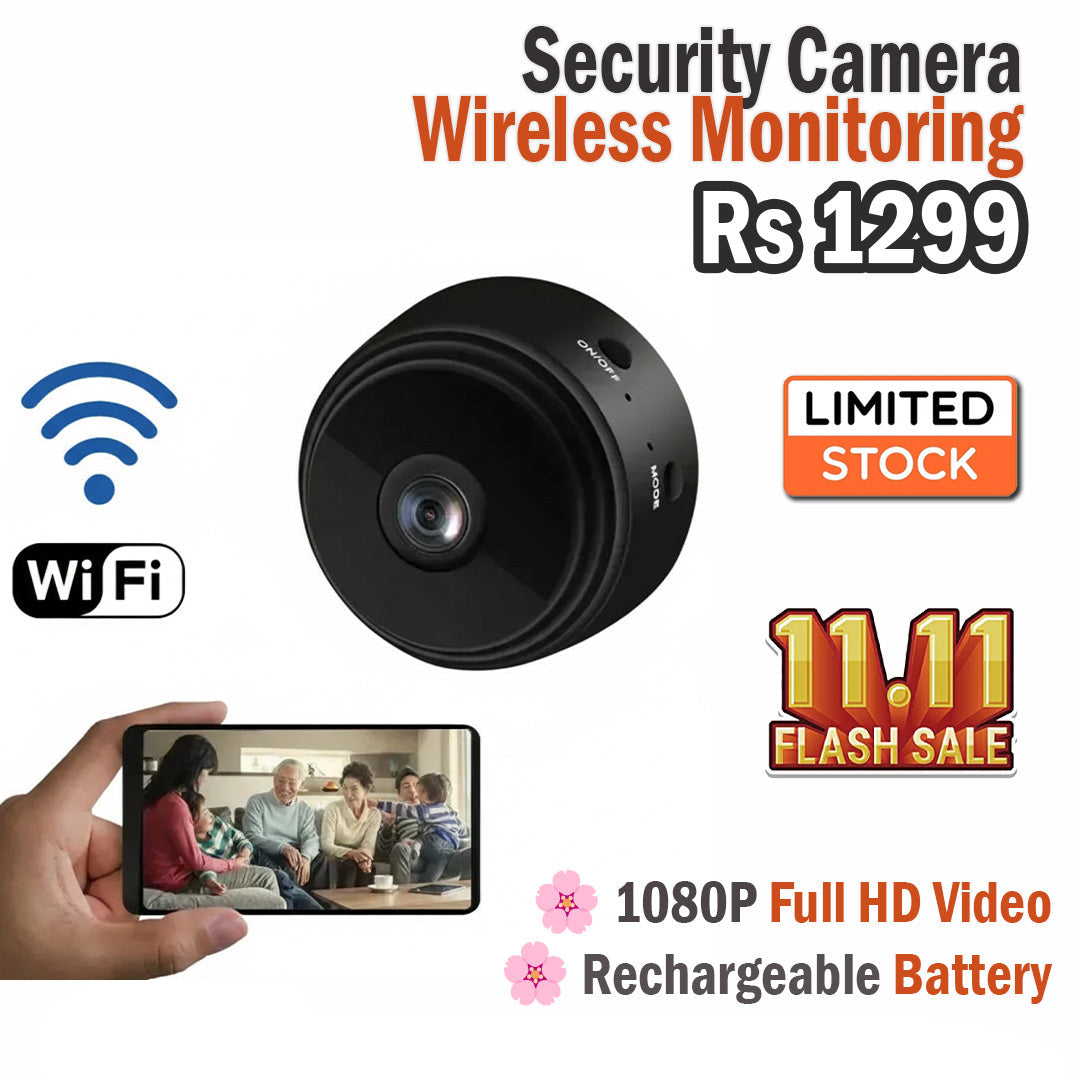 A9 Security Camera 1080P HD with Wireless monitoring