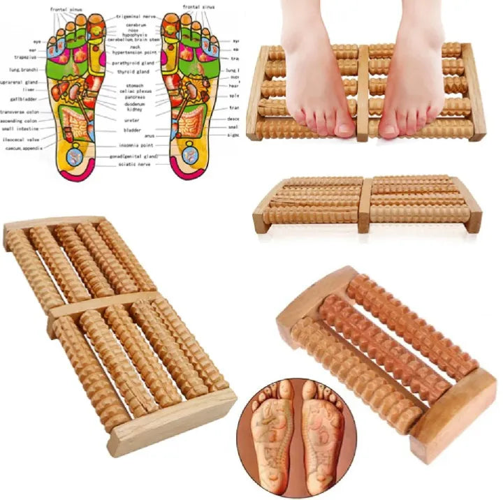 Wooden Foot Massager