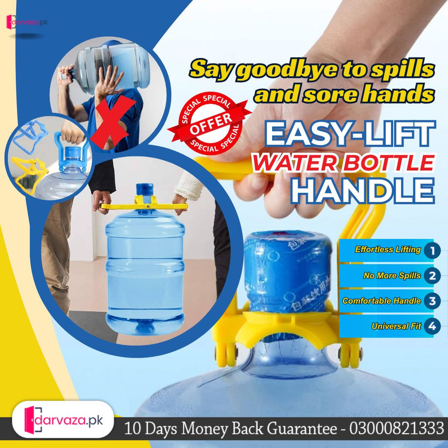 3 Pcs Easy-Lift Water Bottle Portable Ring Handle Lifter for Mineral Water Buckets