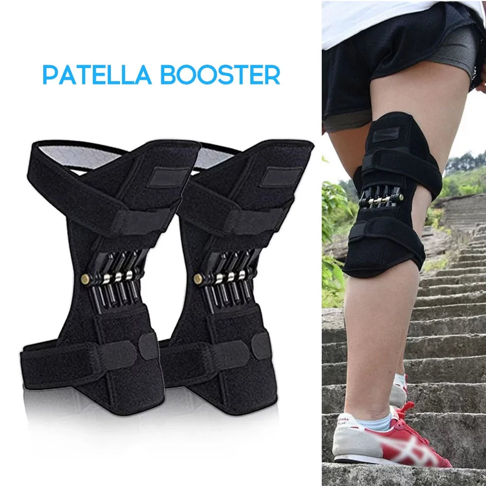Power Knee Support Spring Knee Booster Joint Support Knee Protection Pads for Women and Men