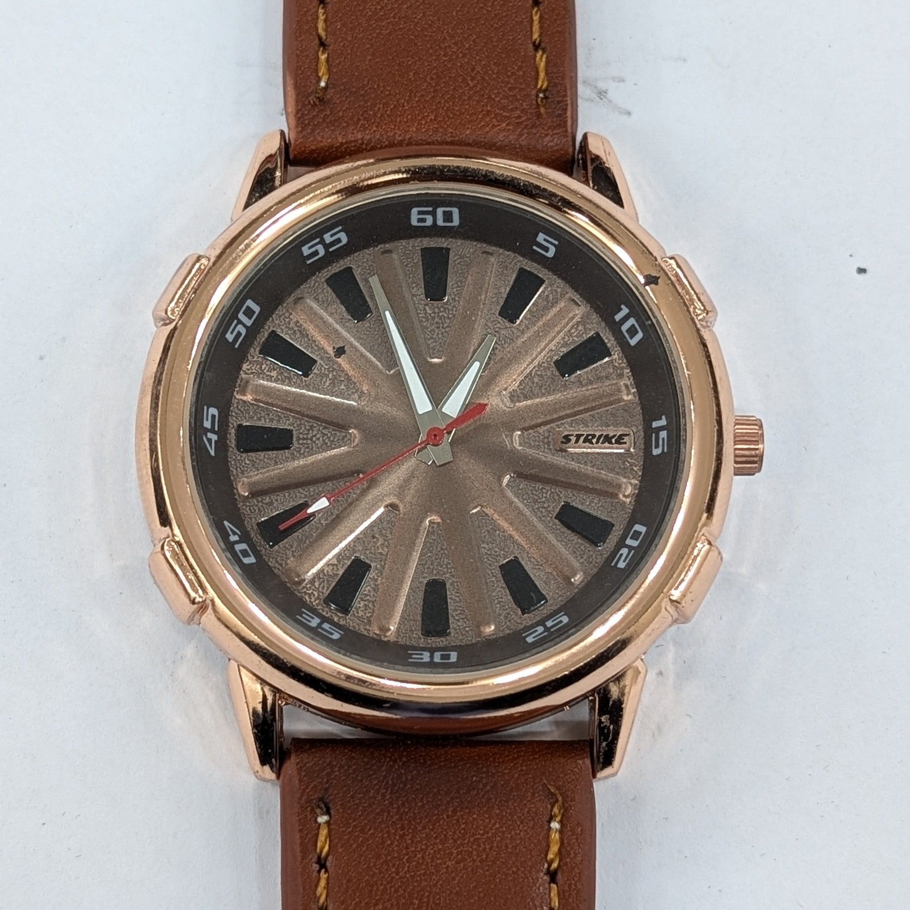 GearLine Dual Strap Gray & Brown Men Watch