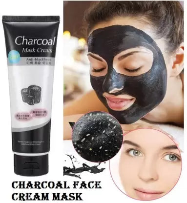 Pack of 2 Charcoal Anti-Blackhead Peel off Mask for Remove Acne Blackheads (2 Pcs)