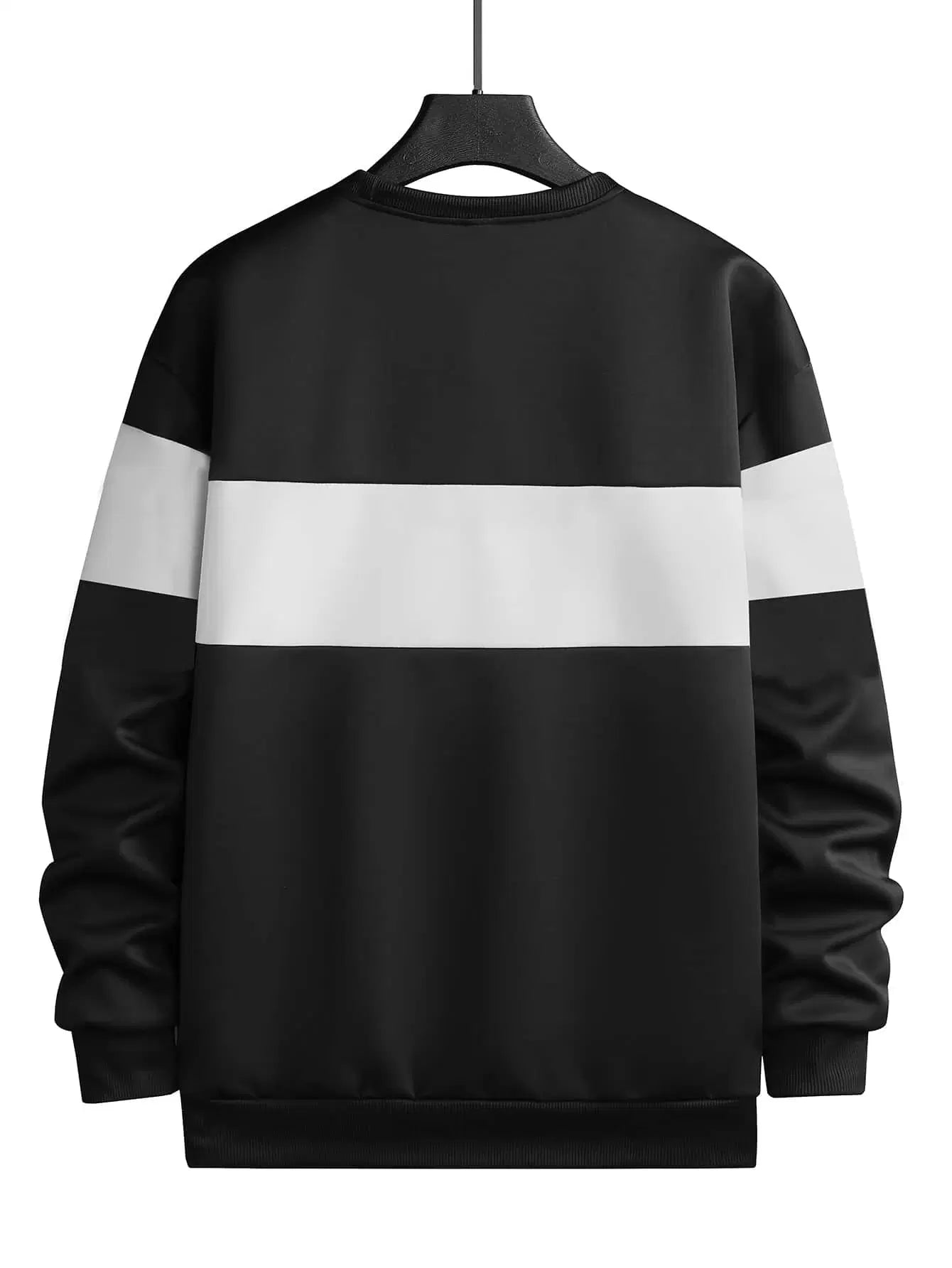 Zebra Black and White Block Sweatshirt