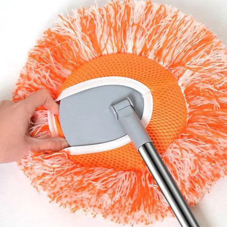 Rotatable Adjustable Sunflower Extendable Mop For Car Wash Home Dust Wall and Floor Cleaning