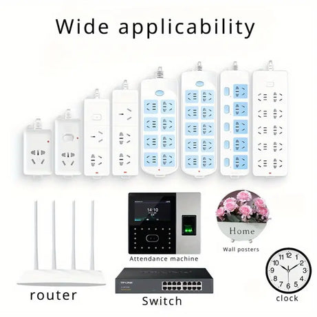 (Pack of 20) Double Sided Transparent Waterproof Self Adhesive Wall Hooks For Storage Organizer