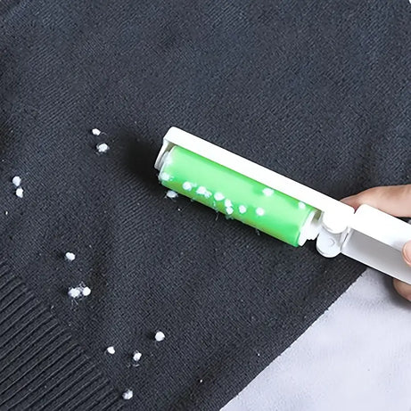 (Pack of 3) Mini Pocket Compact and Portable Lint Roller with Washable Refill