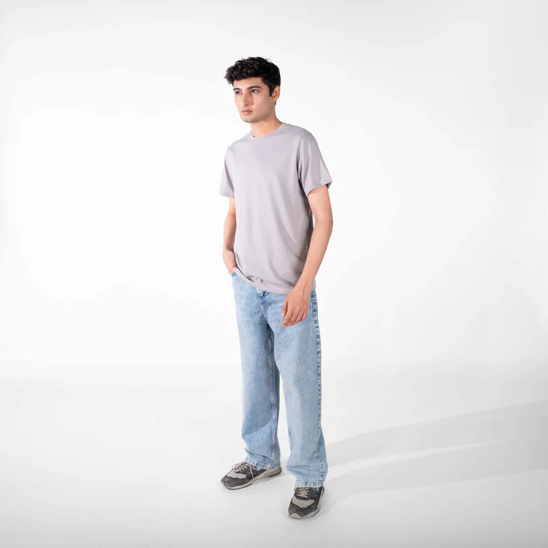 Steel Grey Basic T-Shirt