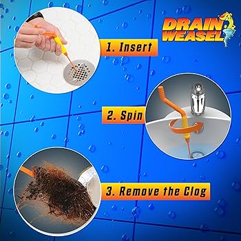 Flexisnake Drain Weasel Sink Snake Hair Clog Remover Tool