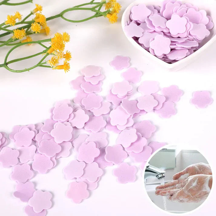 Travel Flower Soap Paper