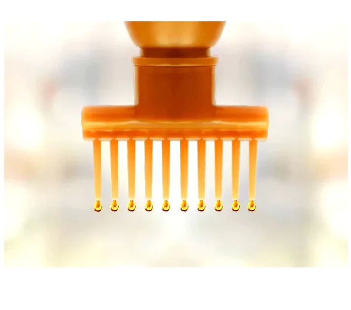 Hair Oil Applicator Bottle with Massage Comb