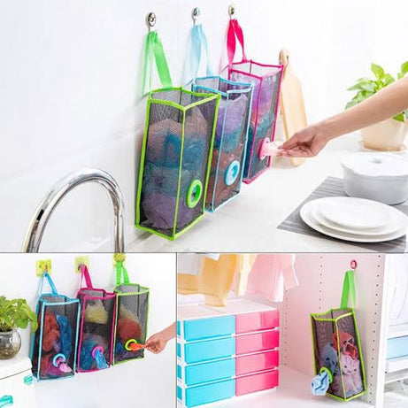 Multi-Purpose Hanging Shopper Dispenser Organizer Bag