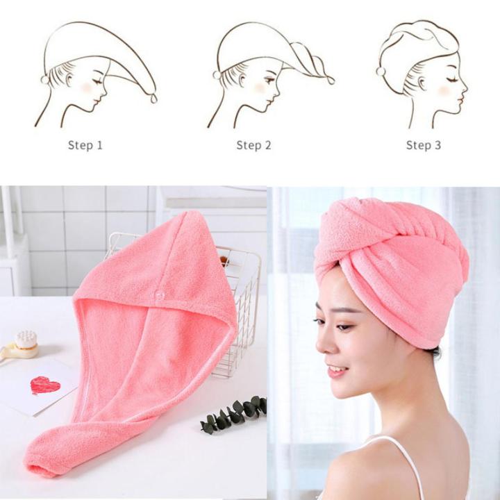 Quick-Dry Hair Drying Head Towel Wrap