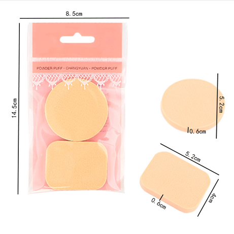 2 Pcs Beauty Nakeed Mini Makeup Sponges – Smooth Flawless Blending