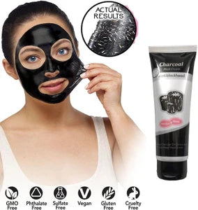 Charcoal Anti-Blackhead Mask Cream – Deep Pore Cleansing