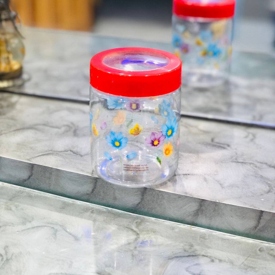 (Pack of 4) Plastic Mini Nimco Jar Storage Box For Home and Outdoor Use