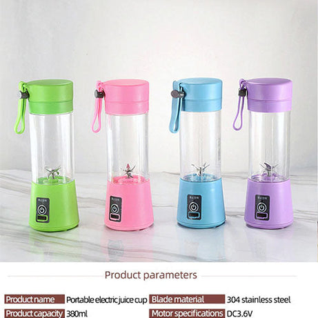 USB Rechargeable Juicer 6 Blades Electric Blender Portable Mixer
