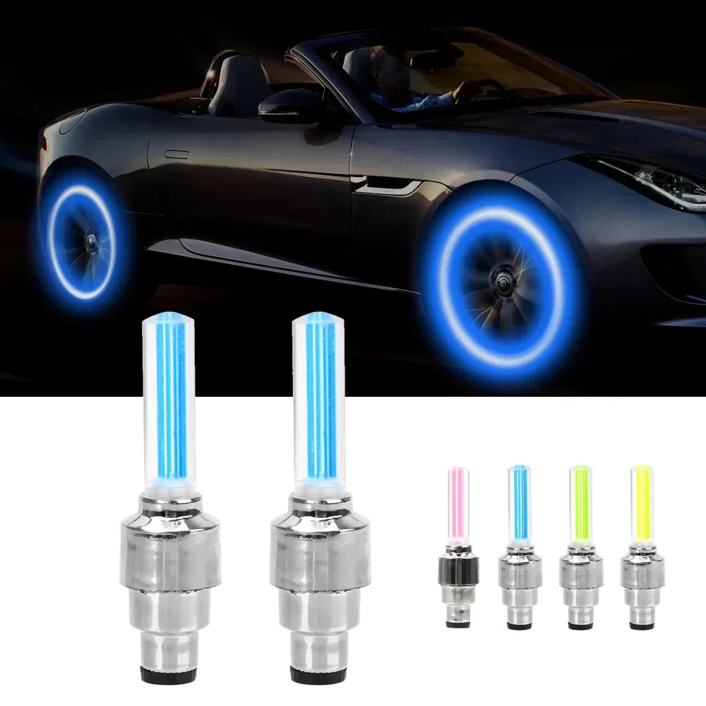 Car Wheel LED Light Motorcycle Bike Light 2PCS
