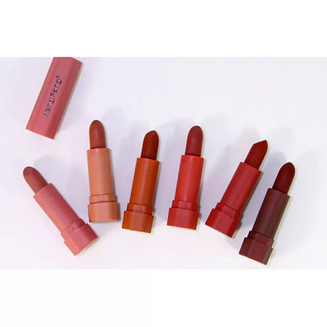 PUMPKIN COLOR MATTE LONG-LASTING LIPSTICK SET 6 Pcs Pack Rs 899