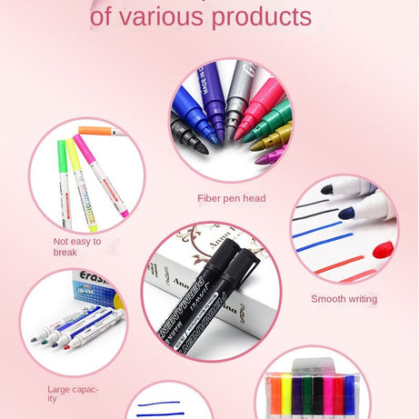 One of its kind Imported stickers making markers for Childrens Magical Water Painting 8 Pcs Marker Set Rs 999