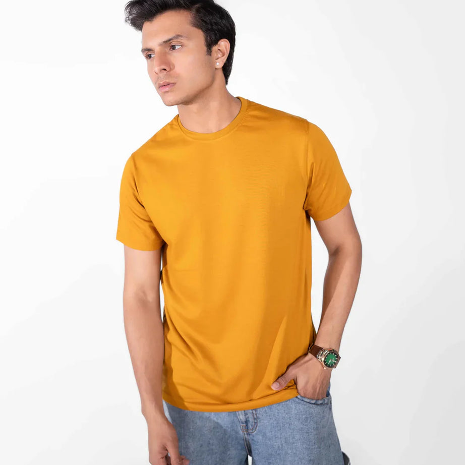 Mustard Basic T-Shirt