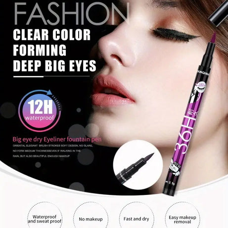 Buy 1 Get 2 Free Pro Eyeliner Pencil Black Waterproof and Long-lasting (3 Pcs)