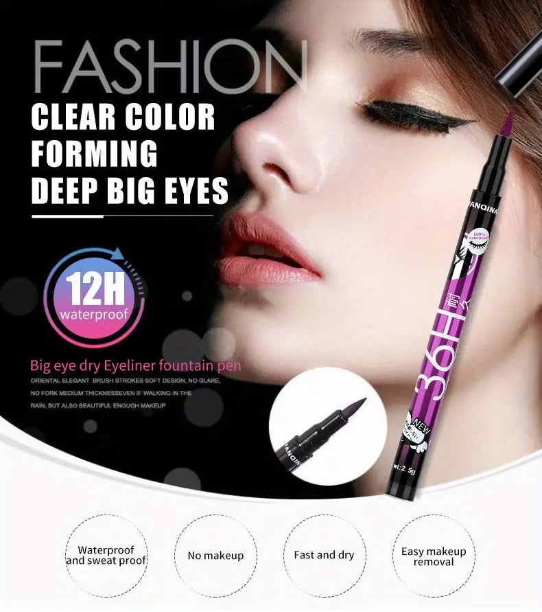 Buy 1 Get 2 Free Pro Eyeliner Pencil Black Waterproof and Long-lasting (3 Pcs)